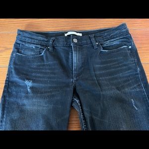 Banana Republic BLACK Heritage Distressed Jeans